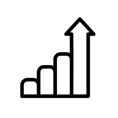 Accelerated growth pictogram